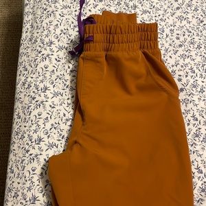 Small high waisted jogger figs scrub bottoms